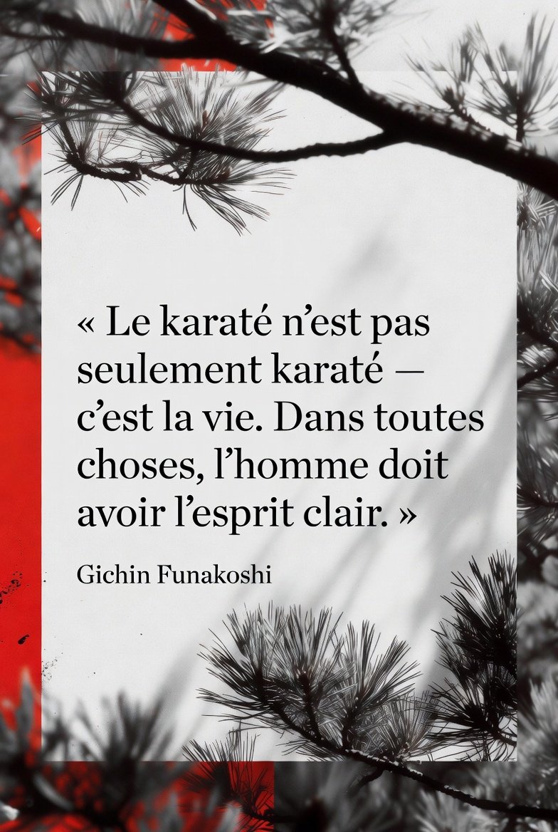 Citation Gichin Funakoshi